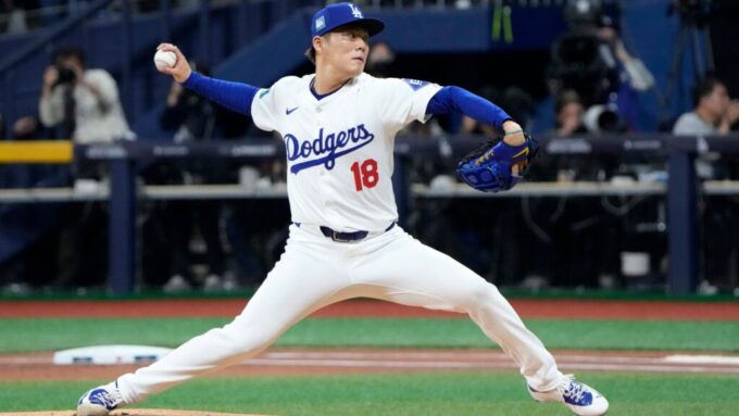 Yamamoto lanza juego completo y los Dodgers toman ventaja de 2-0 en la Serie de Campeonato de la Liga Nacional